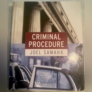 Used ~ Criminal Procedure 8th Edition Hardcover Textbook | Joel Samaha